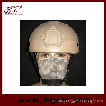 Tactical Mich 2001 Ach Helmet with Nvg Mount Side Rail Anti-Riot Helmet with Velcro